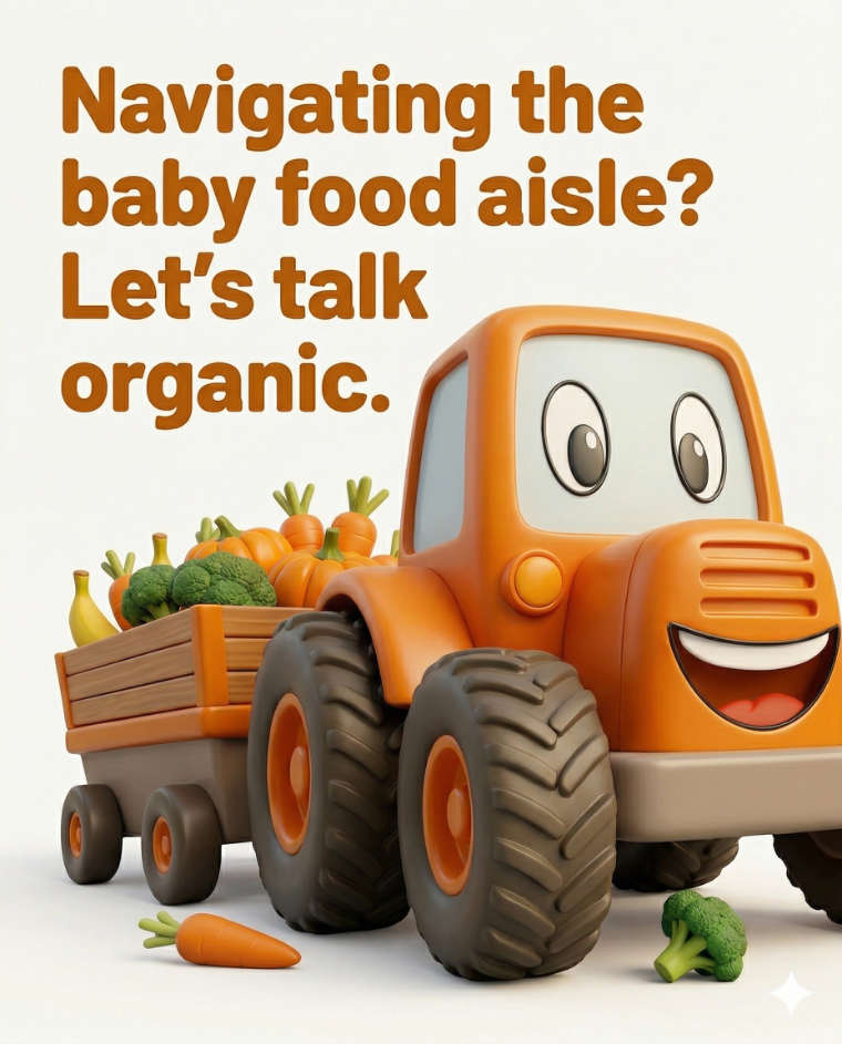 Baby food organic Instagram Carousel