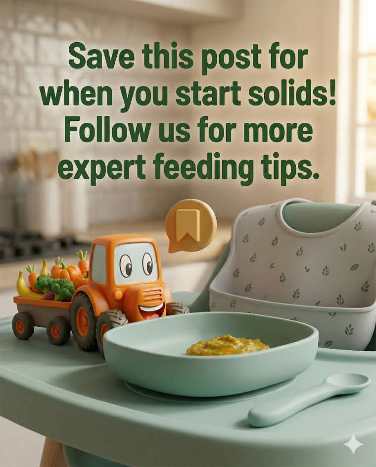 Baby food organic Instagram Carousel